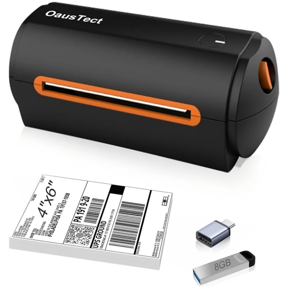 OausTect OT422 USB Thermal Label Printer with Labels New in Box - Picture 1 of 8